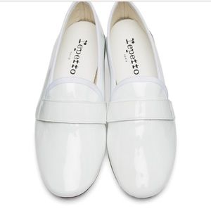 Repetto Paris White Leather Michael Jackson Loafer 41